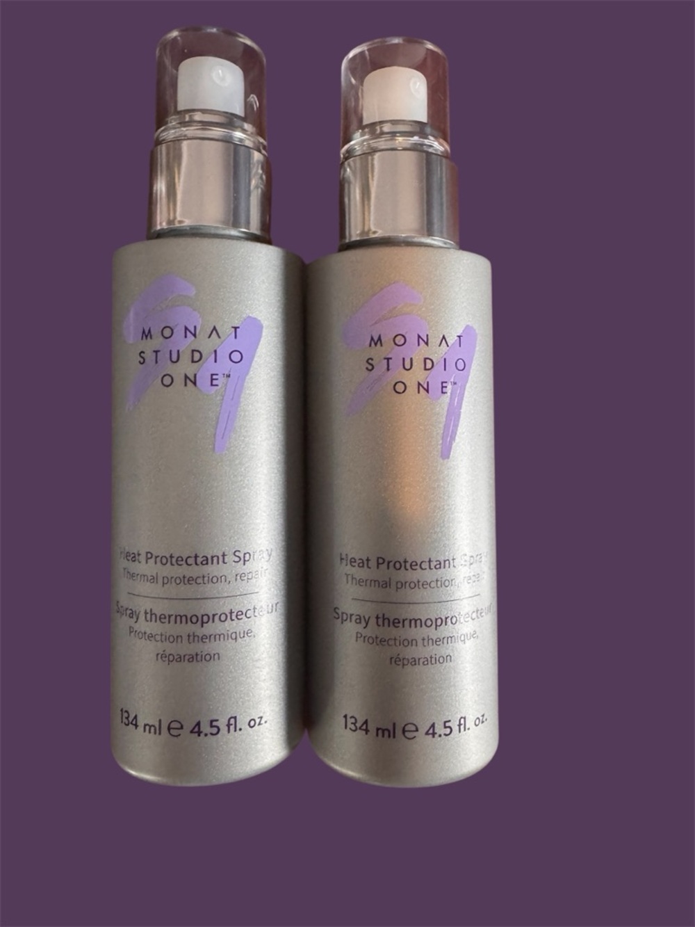 MONAT Studio One Heat Protectant Spray - 2 new bottles